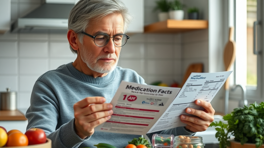 Consumer checking side effect warnings on biolimitless products