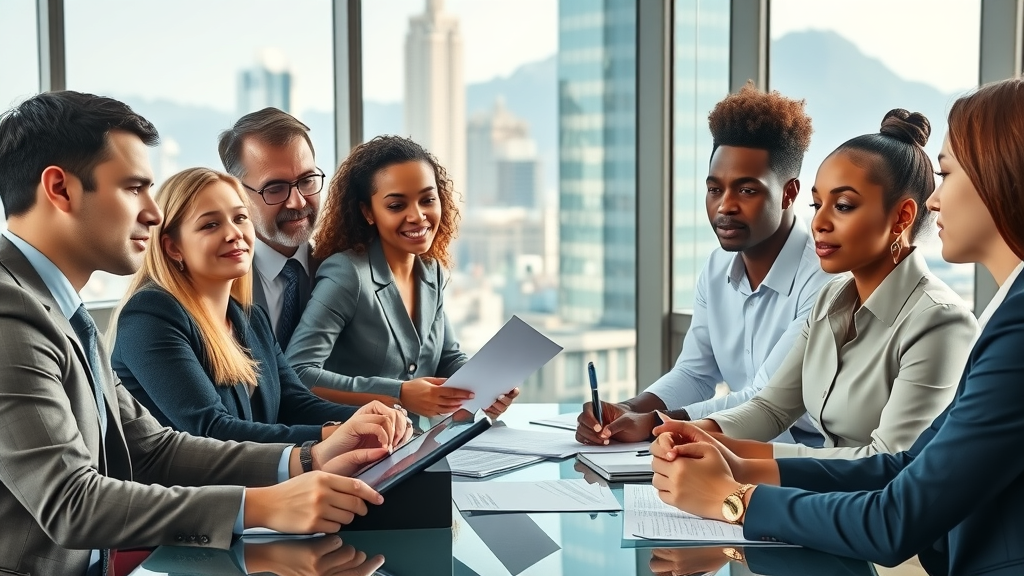 mlm marketing tips diverse team collaborating on network marketing strategy