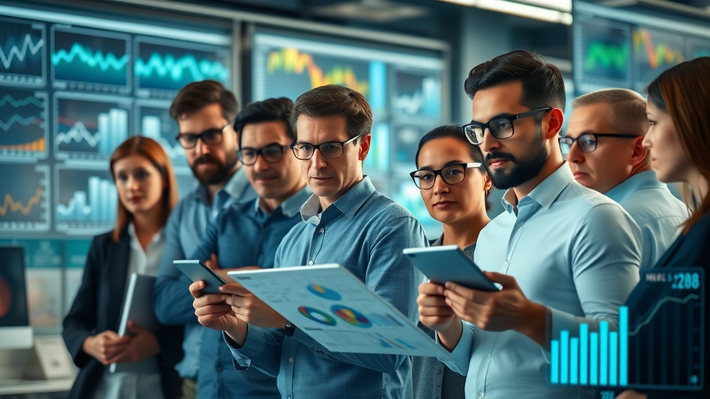Insightful group of diverse users analyzing supplement data – human potential biolimitless reviews