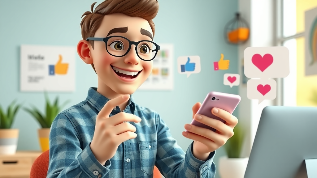 creative network marketer sharing mlm educational training on social media