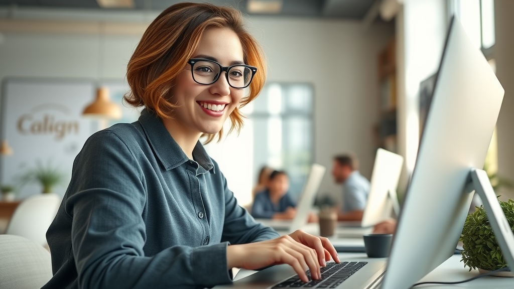 talk fusion mlm representative preparing video email for marketing outreach