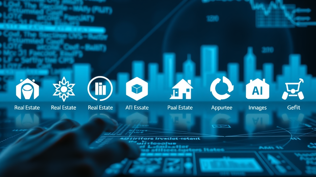 Digital comparison table showcasing top real estate AI software alternatives to lev.ai